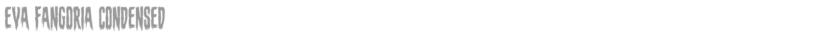Eva Fangoria font preview