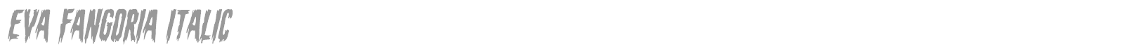 Eva Fangoria font preview