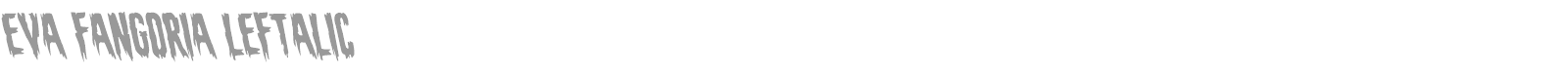 Eva Fangoria font preview