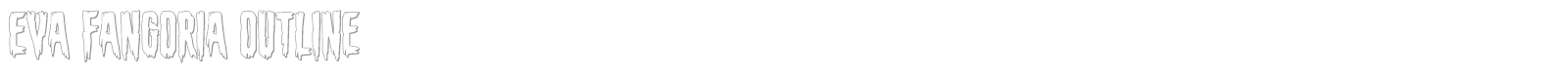 Eva Fangoria font preview