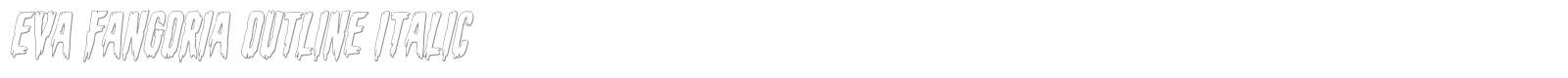 Eva Fangoria font preview