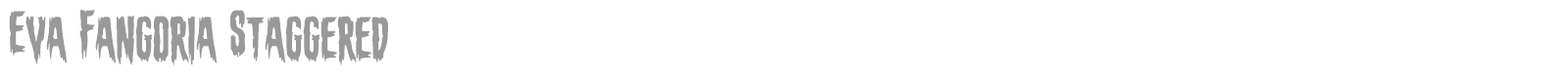 Eva Fangoria font preview