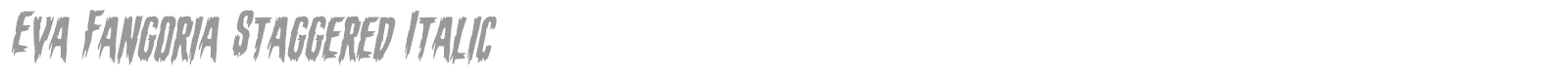 Eva Fangoria font preview