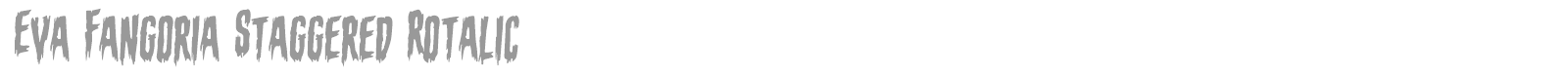 Eva Fangoria font preview