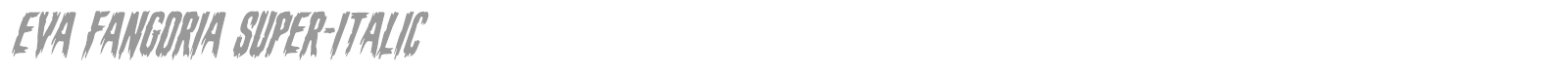 Eva Fangoria font preview