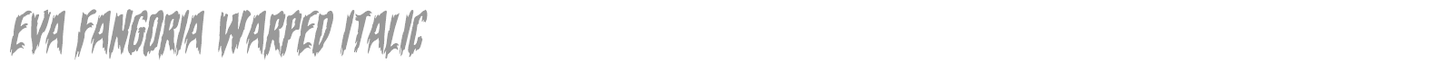 Eva Fangoria font preview