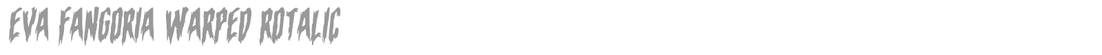 Eva Fangoria font preview