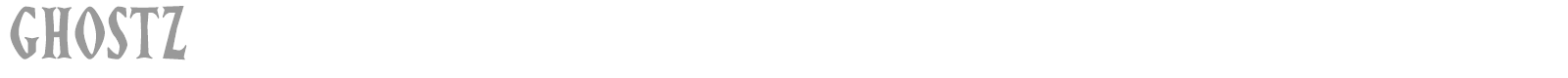 Ghostz font preview