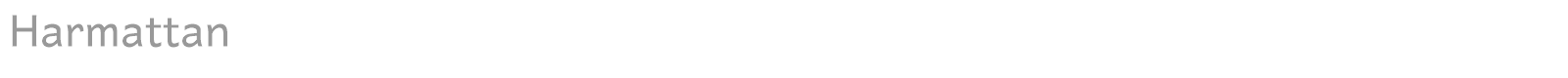 Harmattan font preview