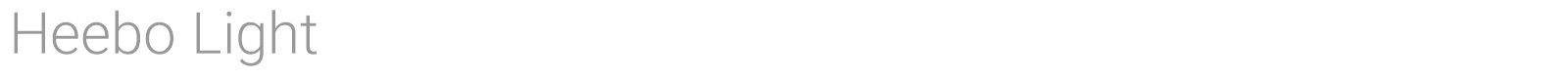 Heebo font preview
