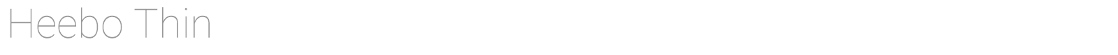 Heebo font preview