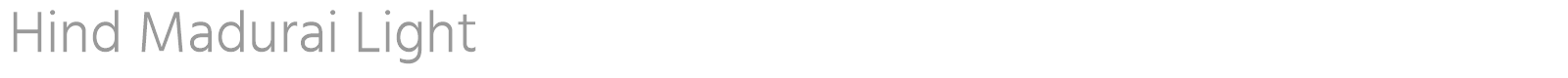 Hind Madurai font preview