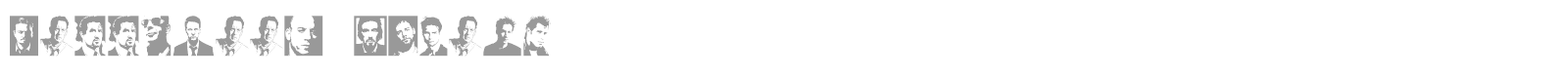 Hollywood Actors font preview