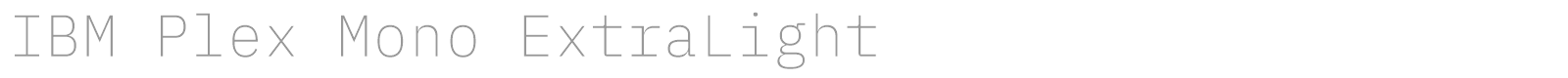 IBM Plex Mono font preview