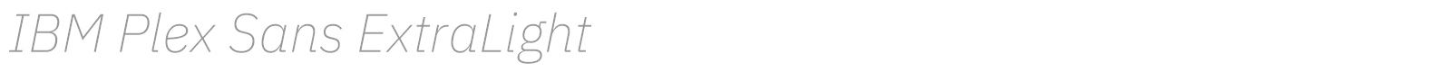 IBM Plex Sans font preview
