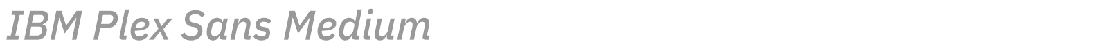 IBM Plex Sans font preview