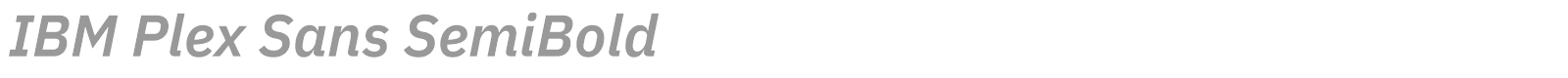 IBM Plex Sans font preview