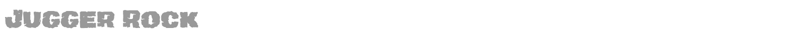 Jugger Rock font preview