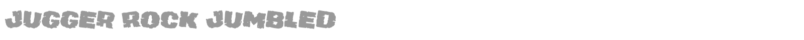 Jugger Rock font preview