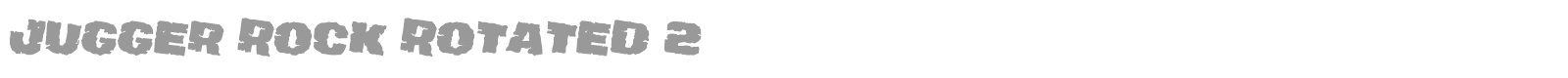 Jugger Rock font preview