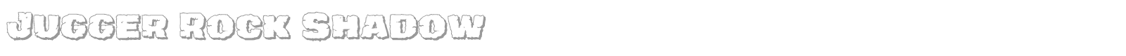 Jugger Rock font preview