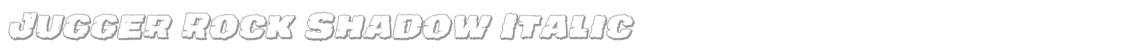 Jugger Rock font preview