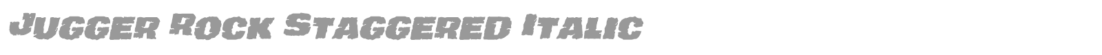 Jugger Rock font preview