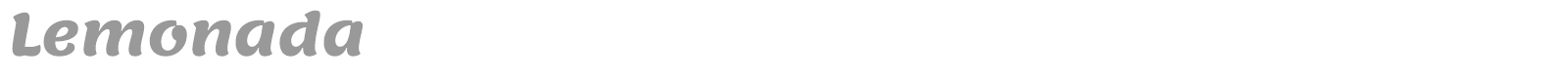 Lemonada font preview