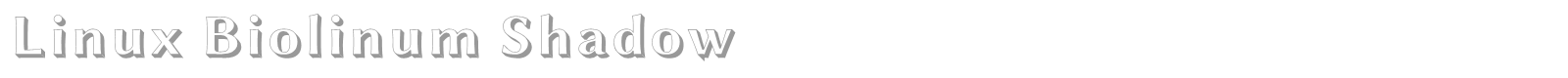 Linux Biolinum font preview