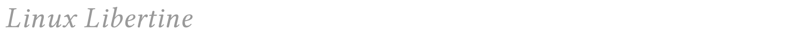 Linux Libertine font preview