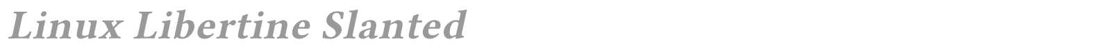 Linux Libertine font preview