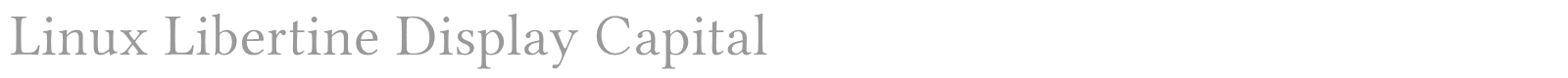 Linux Libertine font preview