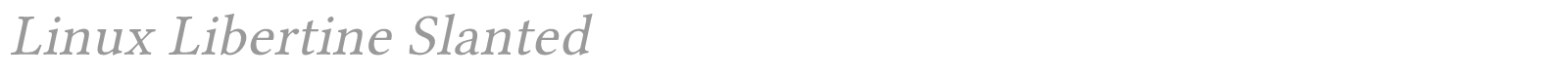 Linux Libertine font preview