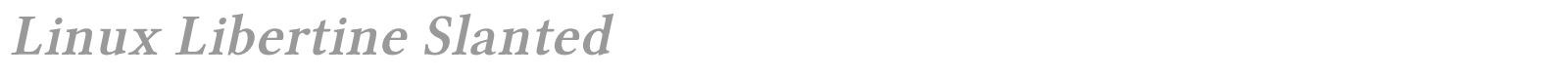 Linux Libertine font preview