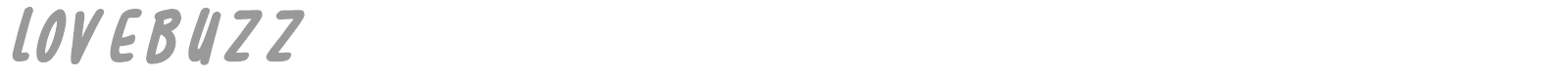 Lovebuzz font preview