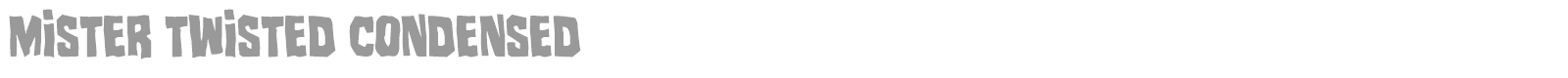 Mister Twisted font preview