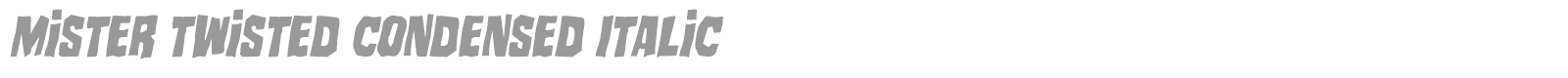 Mister Twisted font preview