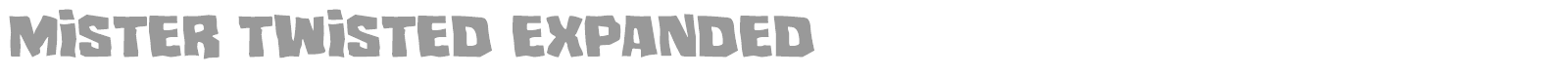 Mister Twisted font preview