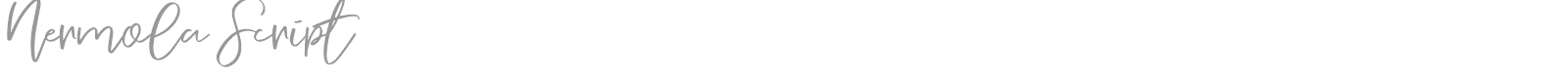 Nermola Script font preview