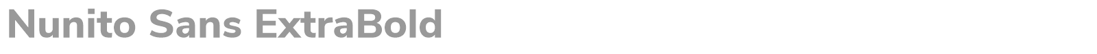 Nunito Sans font preview