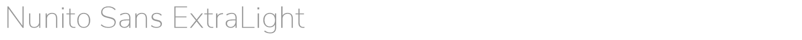 Nunito Sans font preview