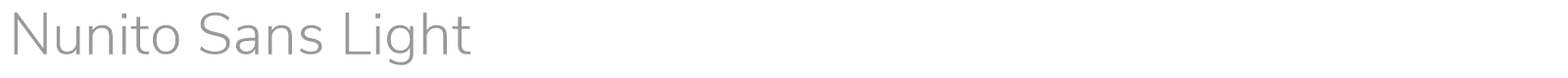 Nunito Sans font preview
