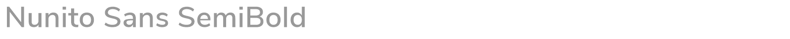 Nunito Sans font preview