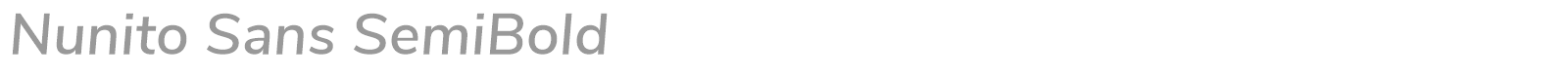 Nunito Sans font preview