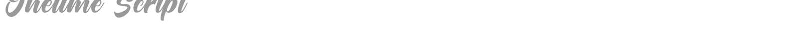 Onetime Script font preview