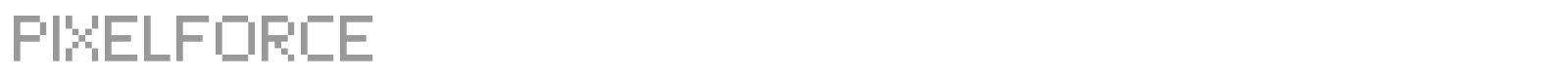 PixelForce font preview