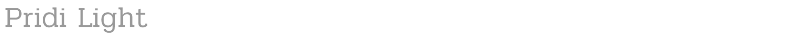 Pridi font preview