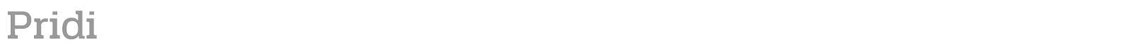 Pridi font preview
