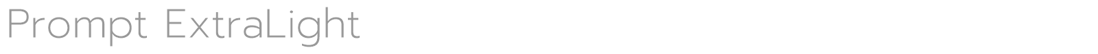 Prompt font preview