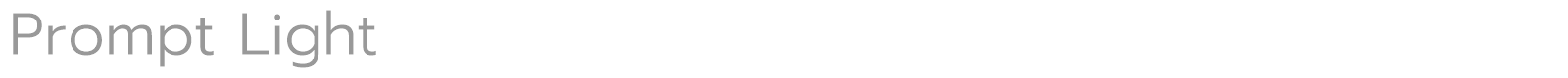 Prompt font preview